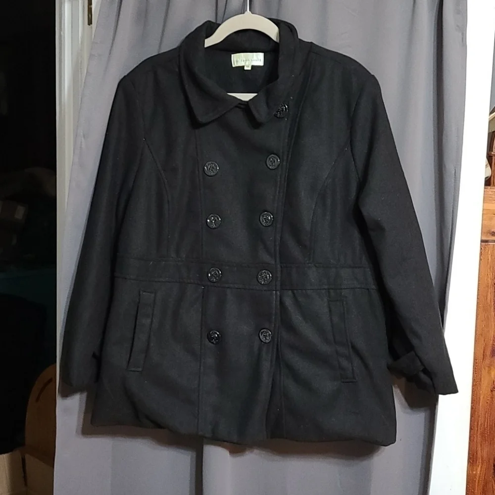 H B by Harve Benard wool blend coat‎ size 1X